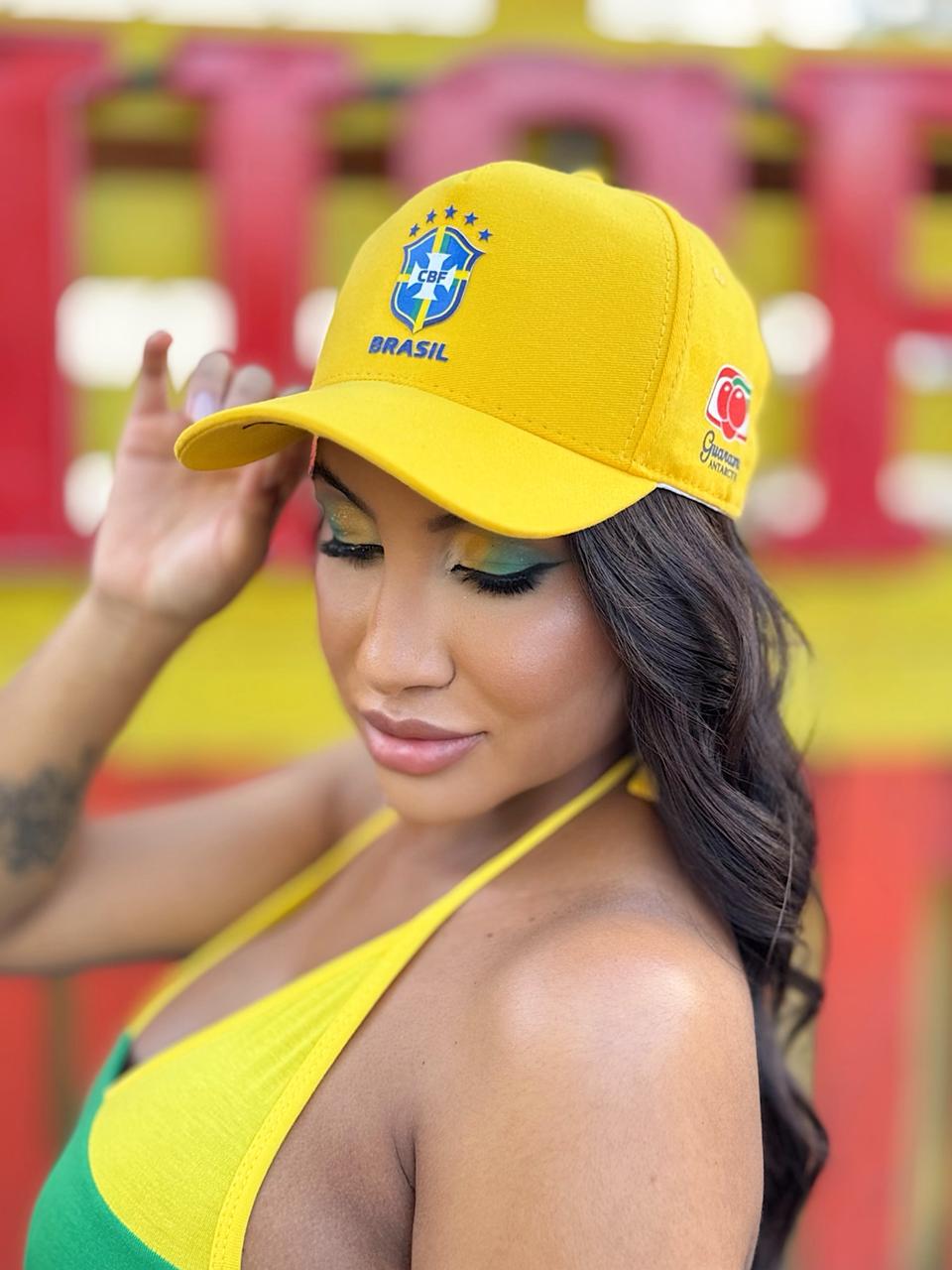 bonÉ copa (amarelo)