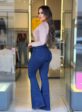 calÇa flare melinda (escura)