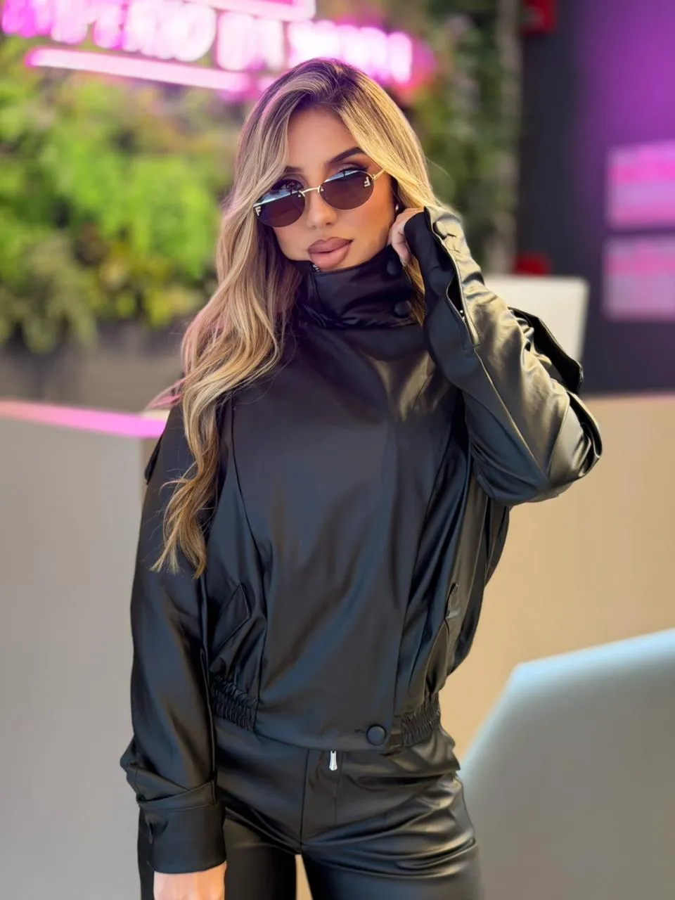 jaqueta zara (preto)