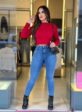 calÇa jeans melinda (marmorizada)