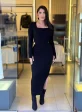 conjunto modal saia (preto)