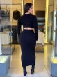 conjunto modal saia (preto)