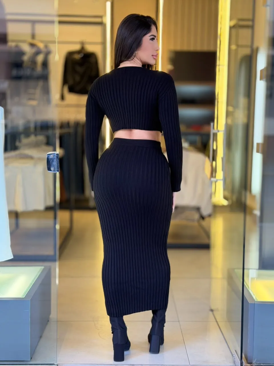 conjunto modal saia (preto) conjunto modal saia (preto)